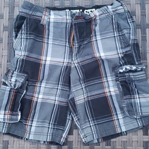 Boys size 10 77 shorts in plaid